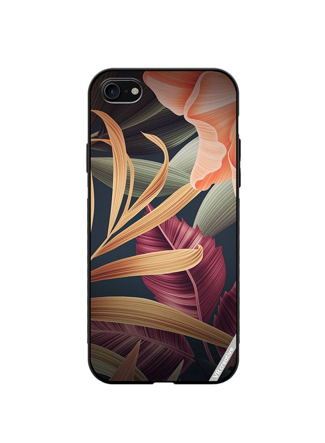 VR CREATIVE Protective Case Cover For Apple iPhone 7/8/SE 2020 Leaf 02 Design Multicolour - Image 1