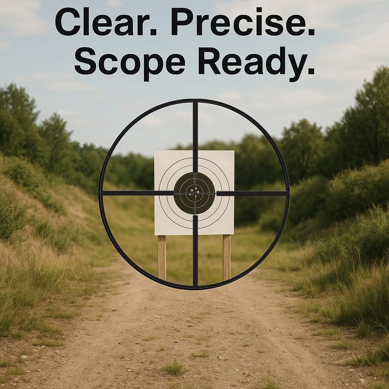 BARSKA 30/30 Crosshair Reticle Rifle Scope for .22 Plinking & Rimfire Rifles - Optimal Precision with Rings for Shooting, Hunting, Target Practice - Image 4