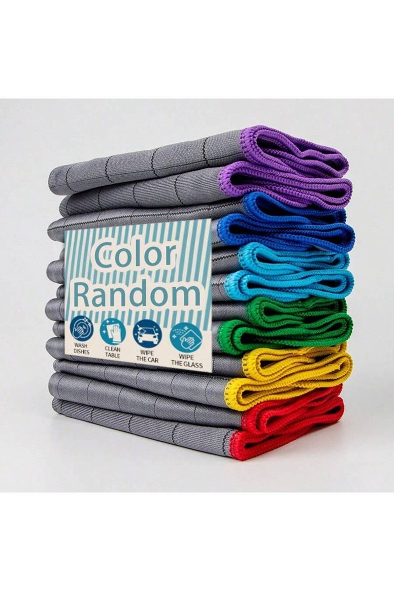 قطع من قماش التنظيف، 3/5 قطع من قماش ألياف الكربون، قماش تنظيف زجاج النبيذ وأدوات المائدة الزجاجية، متعدد الوظائف