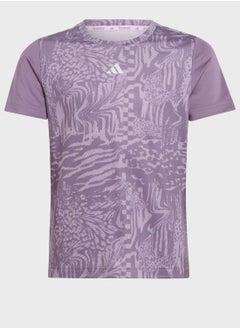 Aeroready 3-Stripes Allover Print T-Shirt Kids