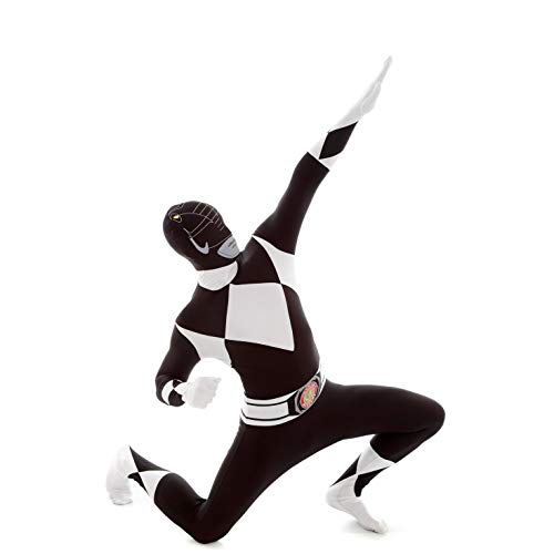 Morphsuits Black Power Rangers Costume, Power Rangers Costumes for Men, Morphsuit Costume for Men, Halloween Costumes Mens - Image 2