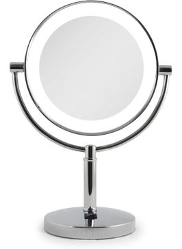 Zadro Zadro Laguna 11" Makeup Mirror with Lights and Magnification LED Lighted Makeup Mirror with Magnification 5X/1X 