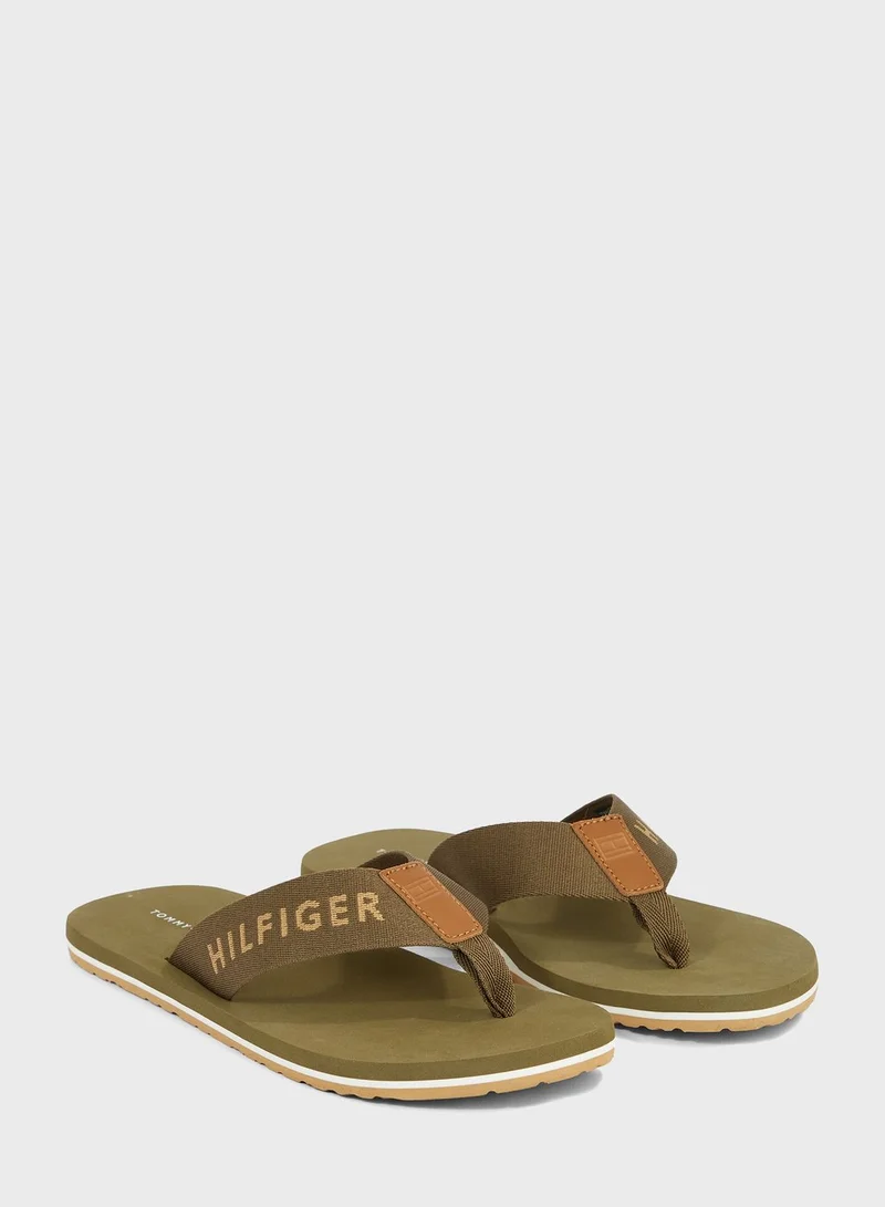 TOMMY JEANS Logo Flip Flops