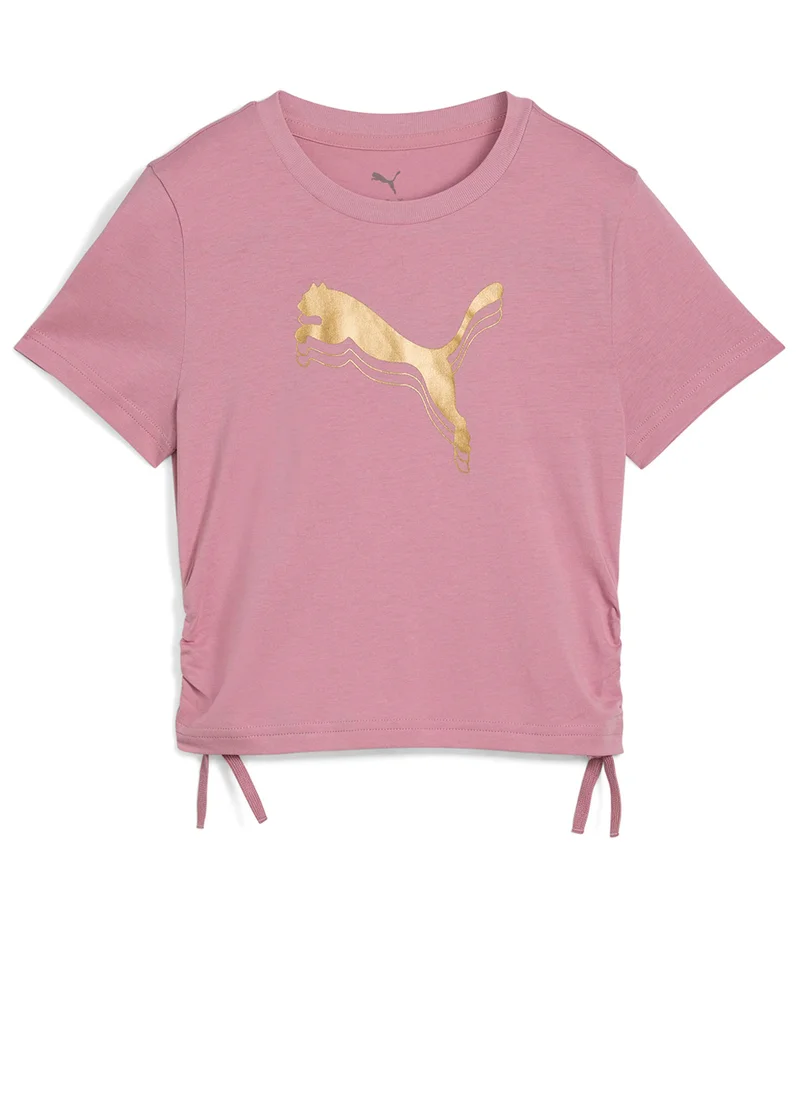 PUMA Youth Metallic Knotted T-Shirt