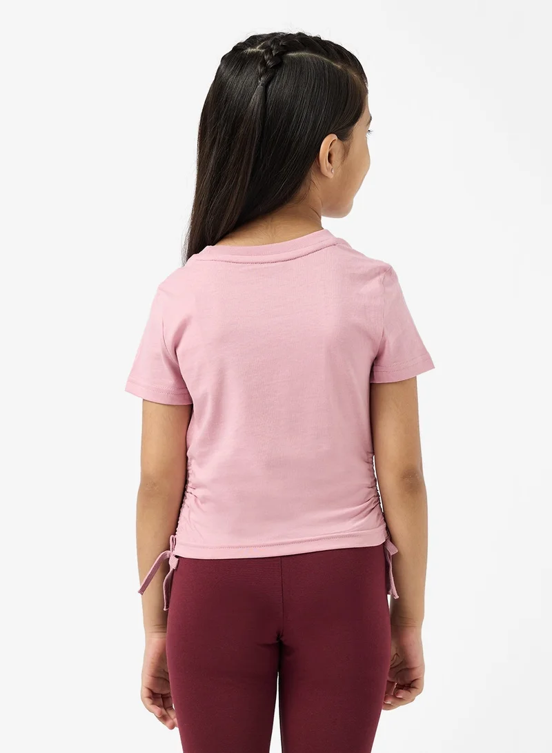 PUMA Youth Metallic Knotted T-Shirt