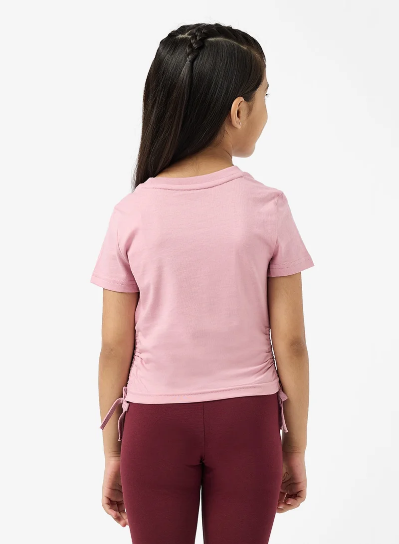 PUMA Youth Metallic Knotted T-Shirt