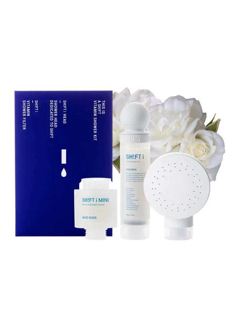 Shift Blue Box Shower Filter Full Kit, Alice Essence - Image 2