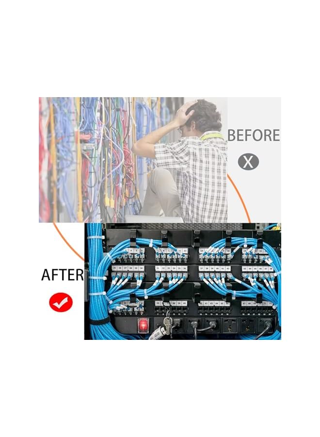 Green Tiger Cable Zip Ties 7.87Inch Durability Self-locking Nylon Tie For Indoor And Outdoor Use(3 * 200 Brown*100) - Image 5