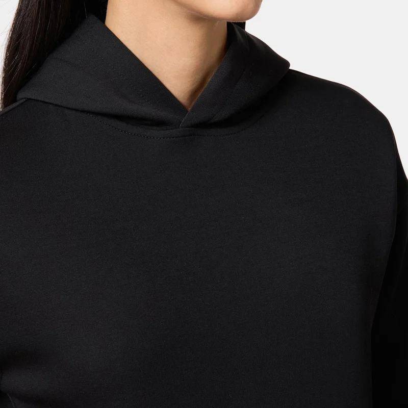 Sun And Sand Sports Black Women's Interlock Hoodie for Women | Best Price UAE