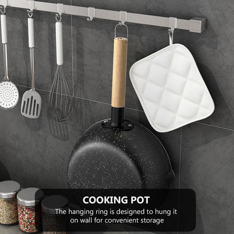 20cm Maifan Stone Non-stick Cooking Pot Thickened Soup Pan Milk Saucepan for Food Preparation without Lid - Image 4