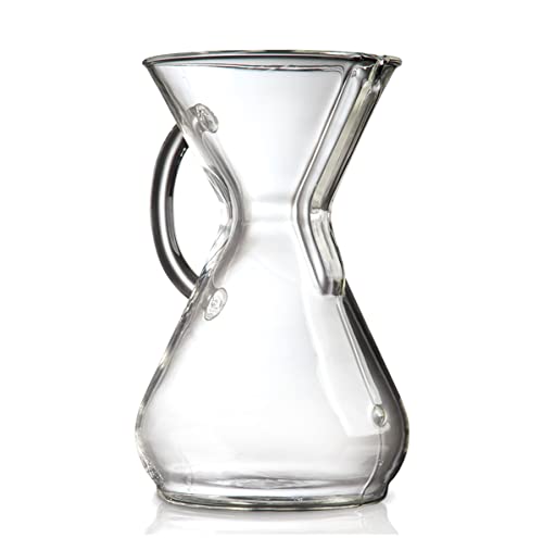 Chemex PourOver Glass Coffeemaker Glass Handle Series 8Cup Exclusive Packaging - Image 1