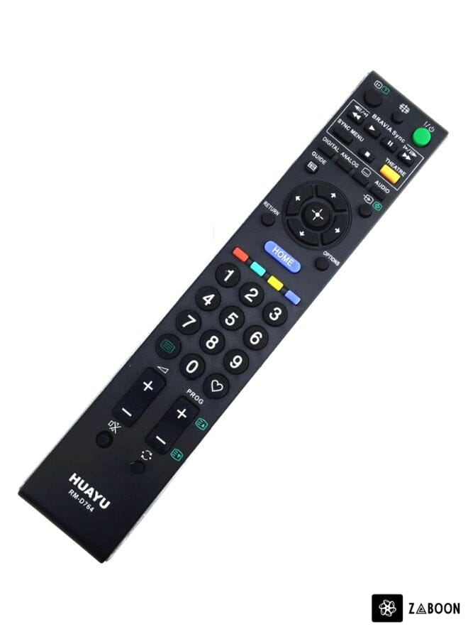Zaboon Remote Control For Sony Bravia TV Black