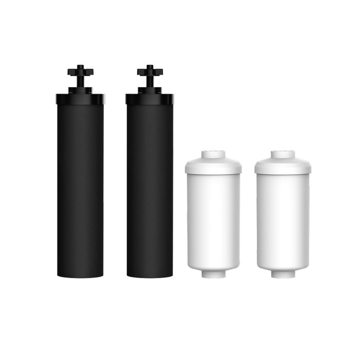 AQUA CREST NSFANSI 42372 STANDARD WATER FILTER REPLACEMENT FOR BERKEY GRAVITY WATER FILTER SYSTEM BERKEY BB92 BLACK FILTERS PF2 FLUORIDE FILTERS