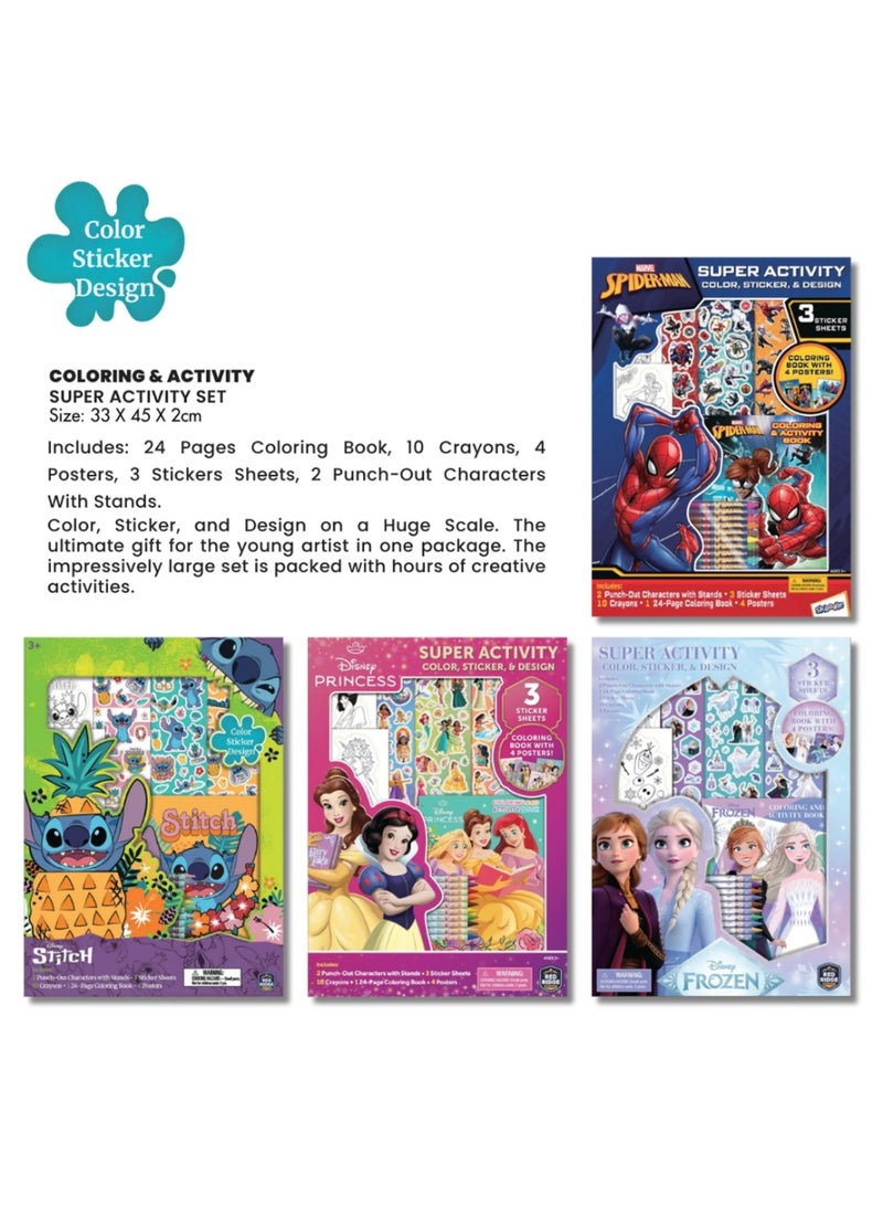 Disney Stitch Super ActivityColor,Sticker&Design Set [100203] - Image 2
