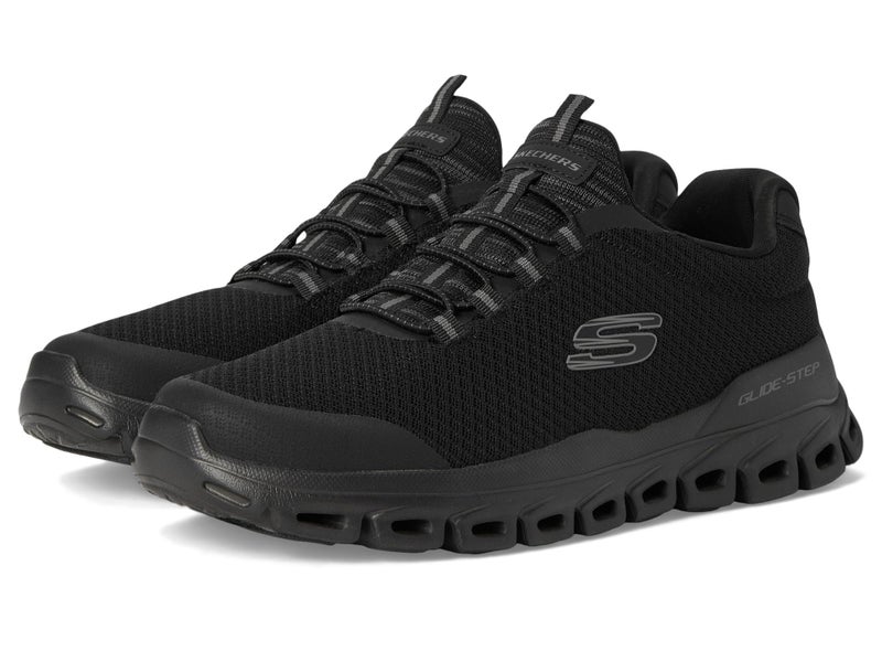 Skechers Men's Glide-Step Sylo Sneaker, Black/Black, 14 - Image 1