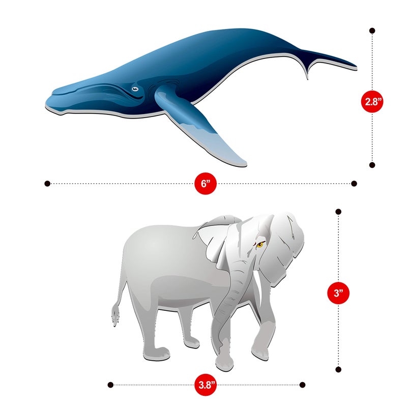 SpriteGru 59 PCS Zoo Animal Zoo Magnets for Toddlers Kids, Perfect Preschool Learning - Image 4