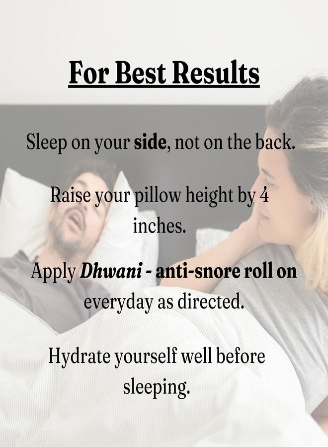 Greenatva Dhwani By Greenatva - Anti Snore Roll on, Reduces Snoring, Clears Congestion & Helps With Sleep. Marjoram, Thyme, Eucalyptus, Lemon Essential Oils Based, 10ml per bottle, Lasts More Than 60 applications, Organic, Plant Based & Vegan - Image 5