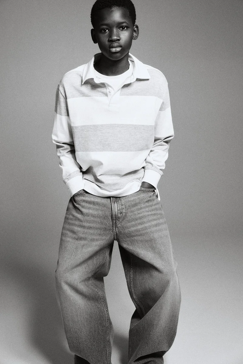 اتش اند ام جينز فضفاض للغاية