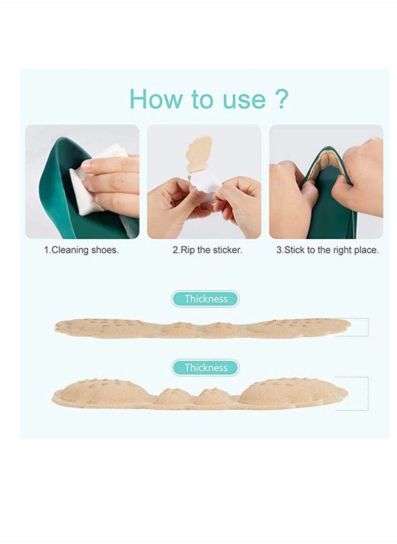 KASTWAVE Heel Cushions for Shoes | 4 Pairs Heel Grips | Shoe Inserts Women and Men | Heel Protectors | Heel Pads | High Heel Insert Preventing Heel Rubbing and Blisters  - Image 5