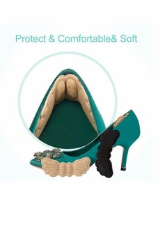 KASTWAVE Heel Cushions for Shoes | 4 Pairs Heel Grips | Shoe Inserts Women and Men | Heel Protectors | Heel Pads | High Heel Insert Preventing Heel Rubbing and Blisters  - Image 4
