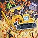 Lewtemi Digger Piatas for Birthday Party Construction Excavator Piata with Stick Blindfold Confetti for Adults Birthday Baby Shower Party Supplies - Image 4
