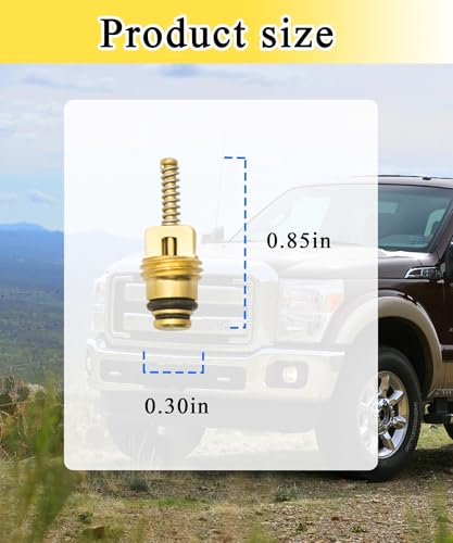 GIBACAD 25PcsStandard M8 Brass AC Schrader Valve Core BAS03007 Compatible With GM 22670747 Delco 1550176 Ford F7RZ19D701BA Chrysler 4882334 MT0050 59355Replace 134A R12 Systems - Image 3