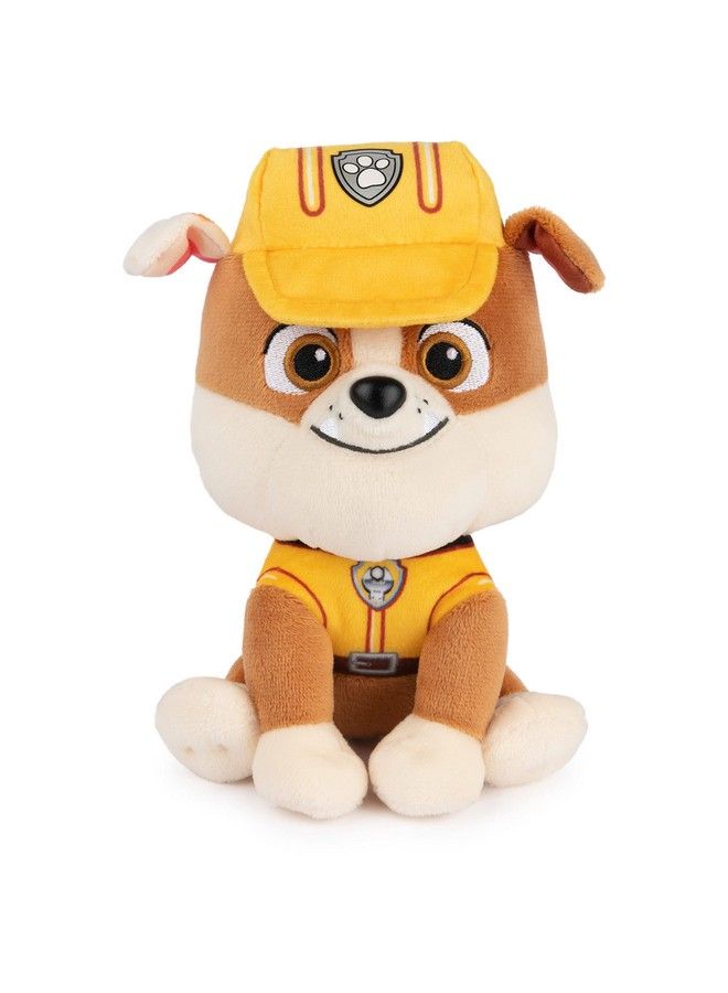 GUND Official Paw Patrol Rubble In Signature Construction Uniform Plush Toy Stuffed Animal For Ages 1 And Up 6" (Styles May Vary)  - Image 2