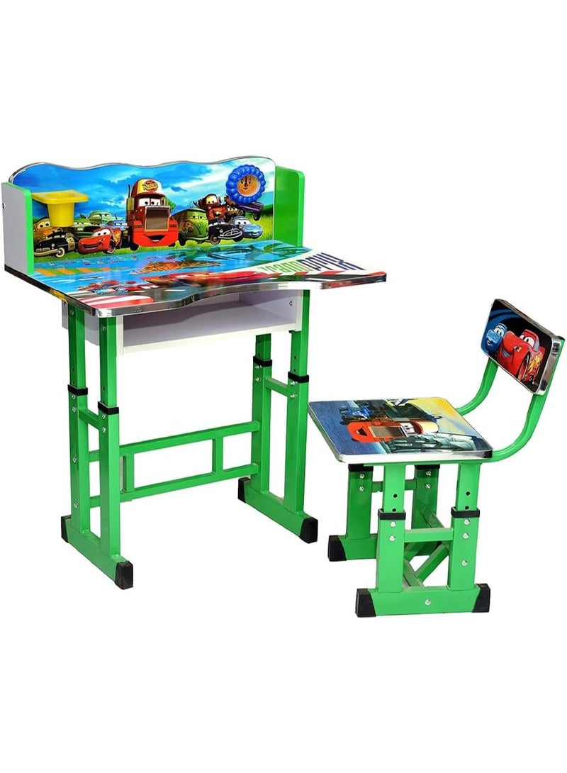 DubaiGallery Writing Desk Children's Study Desk Primary School Students' Writing Homework Desk Household Children's Desk and Chair Lift Set Study Desk Desk - Image 1