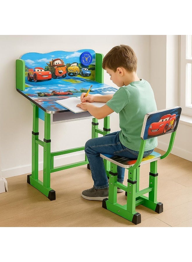 DubaiGallery Writing Desk Children's Study Desk Primary School Students' Writing Homework Desk Household Children's Desk and Chair Lift Set Study Desk Desk - Image 3