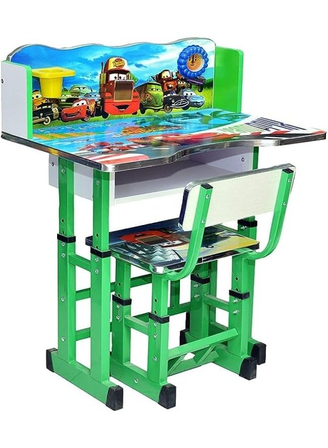 DubaiGallery Writing Desk Children's Study Desk Primary School Students' Writing Homework Desk Household Children's Desk and Chair Lift Set Study Desk Desk - Image 2