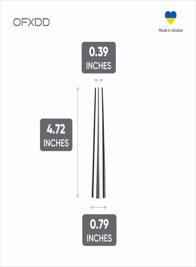 OFXDD Cannoli Forms 4.72 Inch - Cannoli Tube Set Pack of 18 Set - Cream Horn Molds for Baking Stainless Steel - Non Stick Metal Tubes for Pastry - Image 3