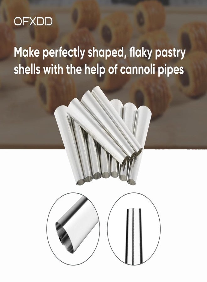 OFXDD Cannoli Forms 4.72 Inch - Cannoli Tube Set Pack of 18 Set - Cream Horn Molds for Baking Stainless Steel - Non Stick Metal Tubes for Pastry - Image 5