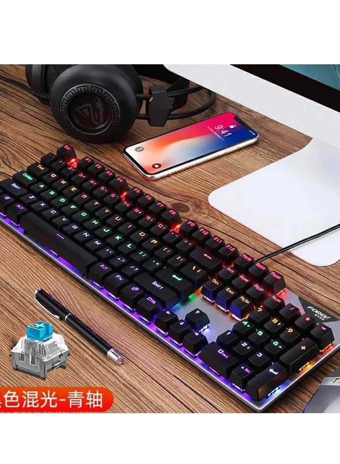 Forev Gaming RGB Waterbroof Michanical Keyboard With Blue Switches - Image 4