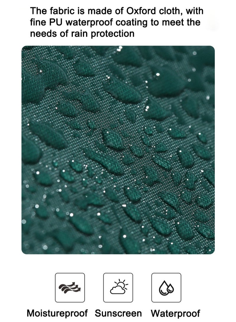 اوليو خيمة تخييم أوتوماتيكية ثلاثية الأغراض، خيمة سريعة الفتح أوتوماتيكية، مقاومة للماء والأشعة فوق البنفسجية، خيمة نزهة خارجية تتسع لـ 3/4 أشخاص، 210×210×135 سم - Image 3