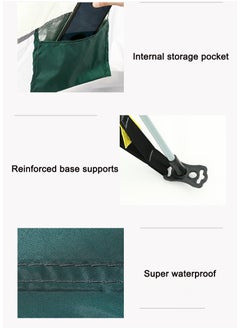 OULIYO Automatic Camping Tent Three-Purpose Automatic Quick-Opening Tent Water Proof - UV Resistant 3/4 People Tent Picnic Outdoors 210×210×135cm  - Image 5