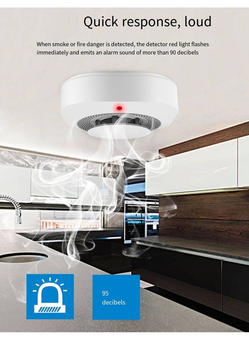 Smart WiFi Photoelectric  Detector, Smart  Alarm with App Control, with App Notifications and Alarm Records. - Image 5