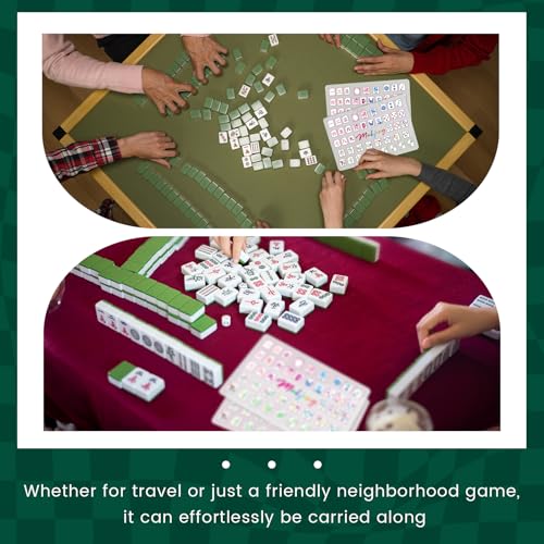 Seenelling 4 Pcs Mahjong Tile Mixer Shuffler for Mixing and Shuffling Tiles Plastic Mahjong Accessories Gifts for Lovers Playing Game Latest Style - Image 5