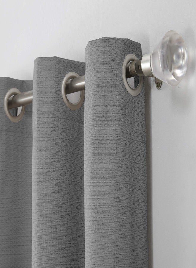 Sun Zero Cooper Thermal Insulated Energy Efficient Grommet Curtain Panel, 40" x 95", Gray - Image 2