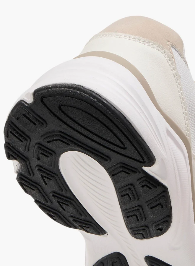 Flora Bella By Shoexpress Panelled Lace-Up Sneakers