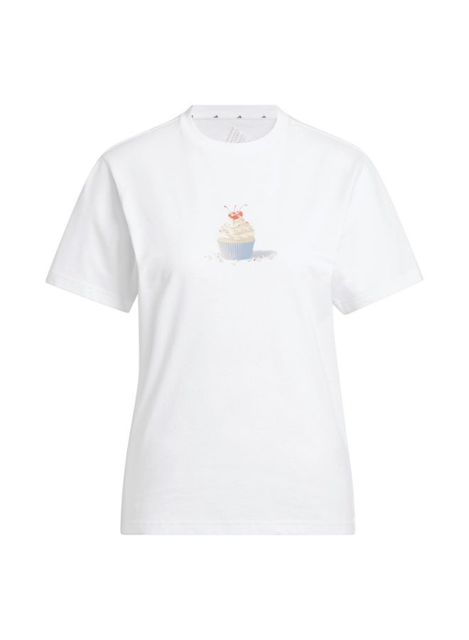Adidas Adidas W Co Cupck T W White Not Sports Specific T-Shirts For Women - Image 2
