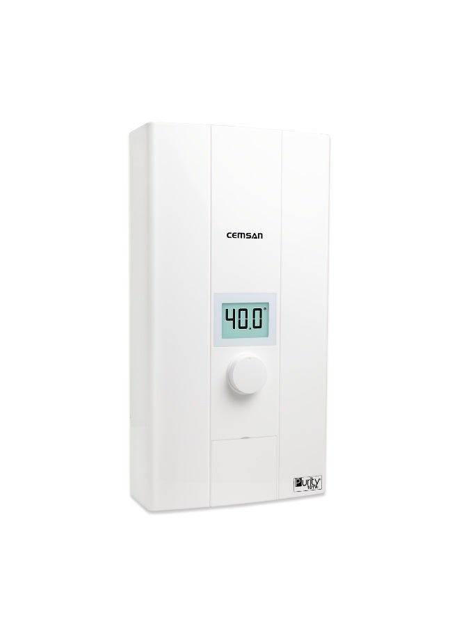 CEMSAN Instant Water Heater 24 Kw - Work at Low Water Pressure - White - BS24 - Image 1