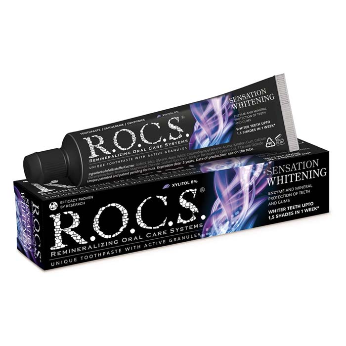 Rocs Sensation Whitening Black Edition Tooth Paste 60ml