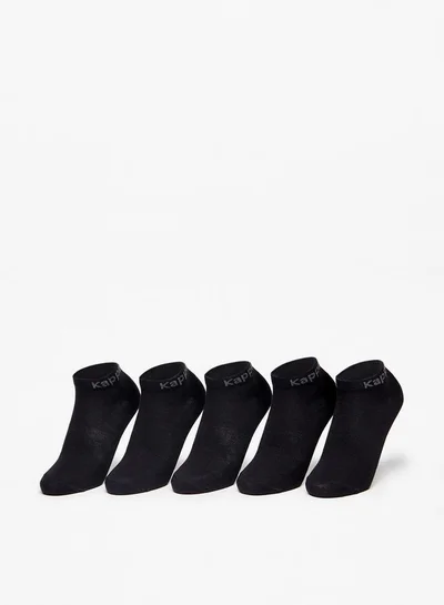 Kappa Solid Ankle Length Sports Socks - Set of 5
