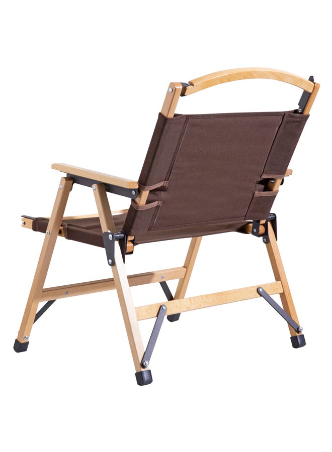 DPT Folding Camping Chair For Children, Brown,64x54x53Cm - Image 3