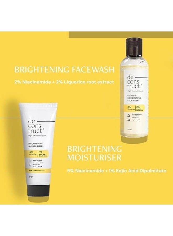 ديكونستركت ثنائي دي كونستركت اليومي لتعزيز الإشراق - غسول وجه مُفتّح (100 مل) + مرطب وجه مُفتّح (50 غ) | لبشرة متألقة ومشرقة | ثنائي مضاد للتصبغات | عبوة من قطعتين - Image 3