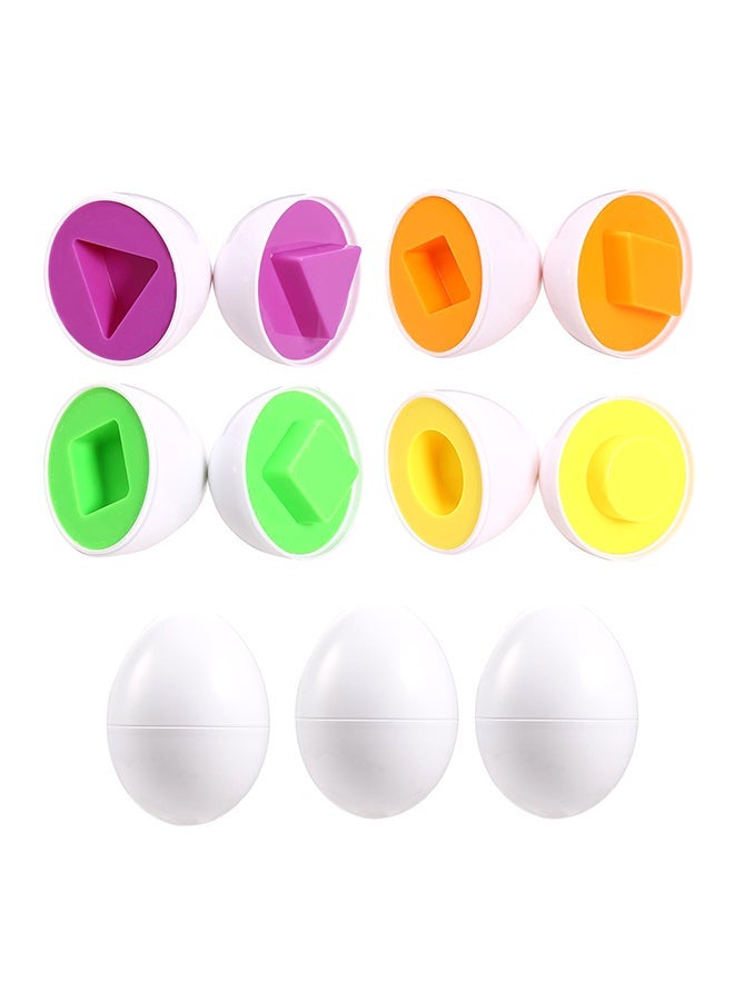 NIBEMINENT 6-Piece Education Clever Egg Toy - Image 1