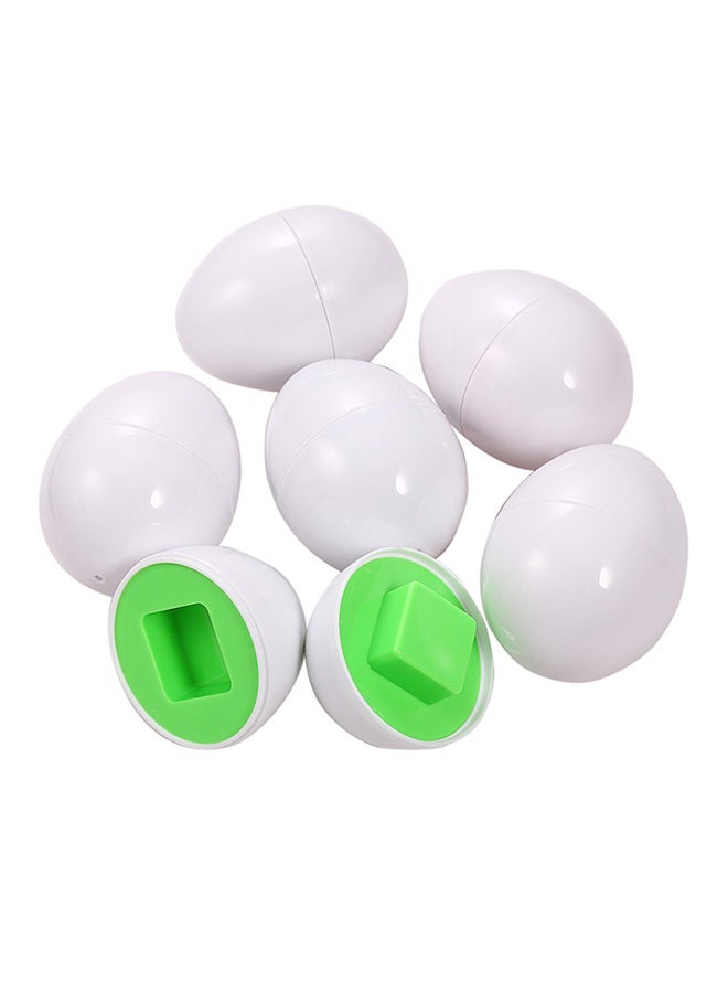 NIBEMINENT 6-Piece Education Clever Egg Toy - Image 2