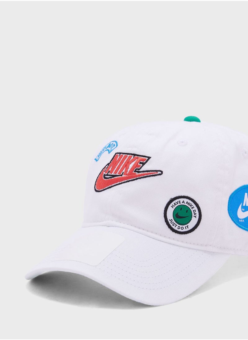 Nike - Kids Multi Patch Club Cap - Image 1