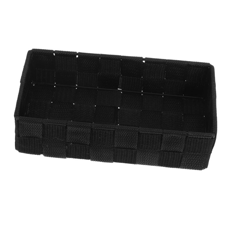 Non Woven Storage Bins Black for Bedroom Bathroom Closet Organizing Compact Design - Image 2