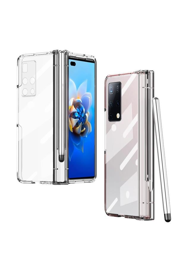 زبون جراب لهاتف Huawei Mate X2 مزود بمفصلة مطلية بالكهرباء مع قلم - Image 1